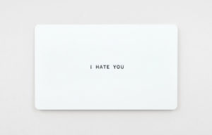 I Hate You <font style="font-size: 70%;">(set of 5)</font>