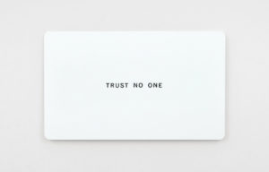 Trust No One <font style="font-size: 70%;">(set of 5)</font>